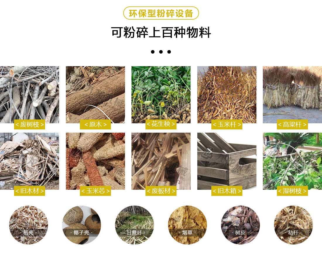 鋸末粉碎機應用物料 鋸末粉碎機應用物料